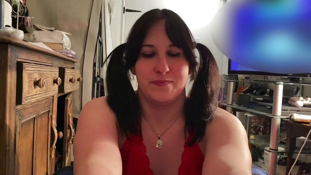 Submissive Trans Slut in Pigtails