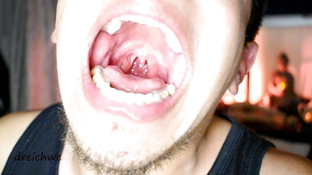 Hot tongues with lots of saliva